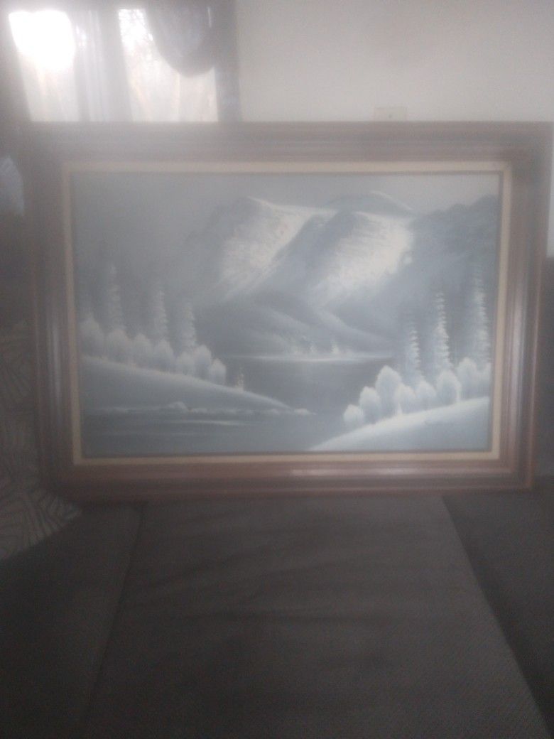 VITAGE. OIL. PAINTING VERY GOOD CONDITION. BEAUTIFUL. 