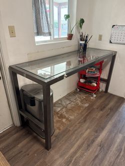 Large Glass Console/buffett