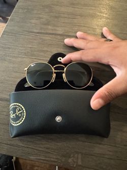 Ray-Ban 3447 round metal Gold, 50-21