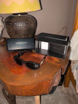 Brand New Versace 4361 Dark Black/Gold