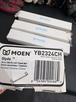Moen Glyde 24-Inch Chrome Towel Bar YB2324CH