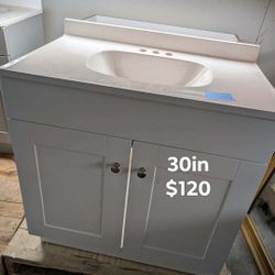 30in Bathroom Vanity With Top