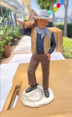 The Duke - John Wayne - Dark Command Porcelain statue