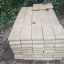 6" X 12 "  2 3/8" Thick Bull Nose Pavers  -$140