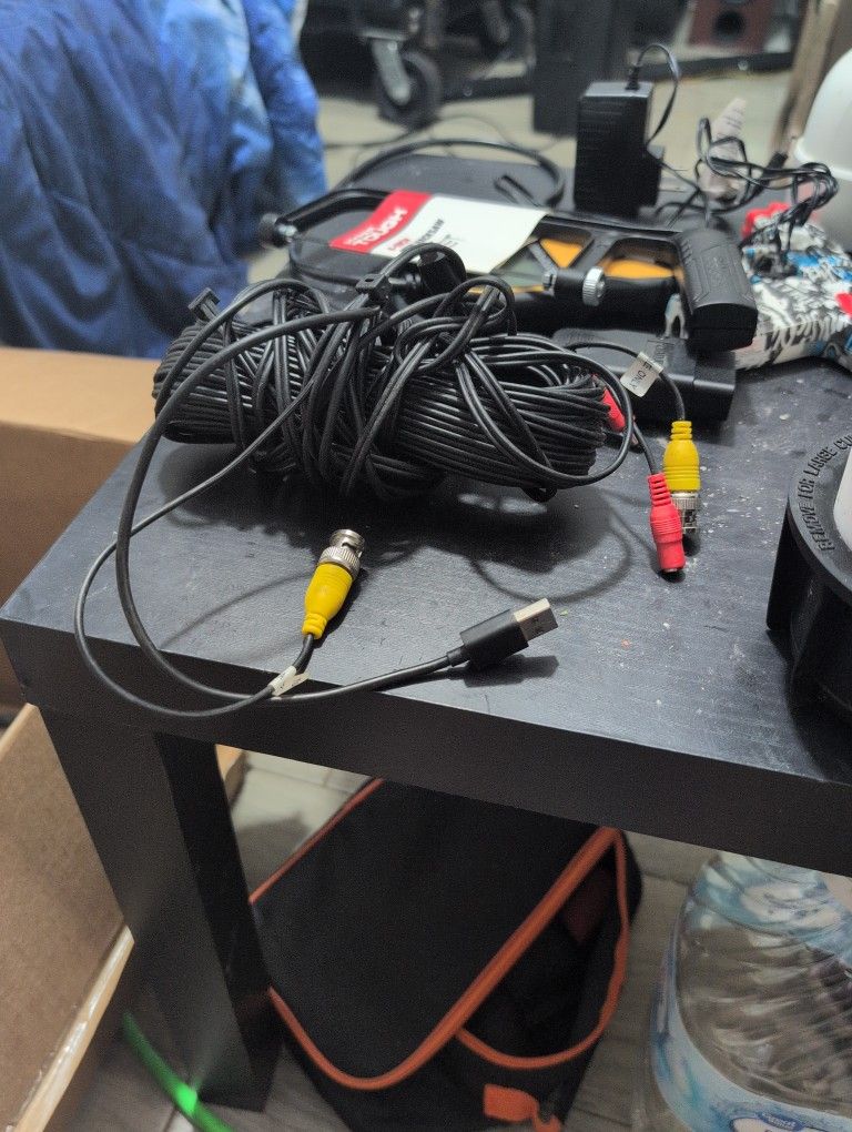 pre-made all-in-one cable for security camera