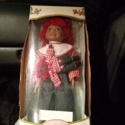 Vintage Kingstate-- The Doll Crafter --Raggedy Andy Porecilin 