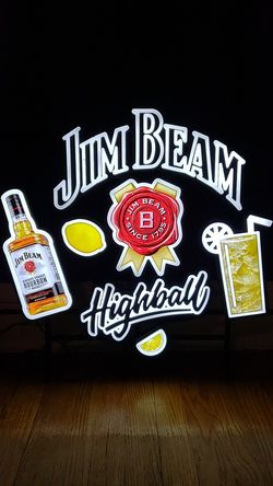 Jim Beam Highball Neon Light.