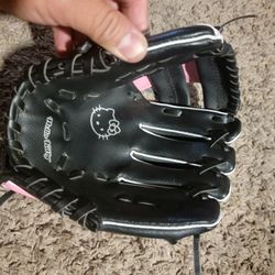 Youth 9.5 Baseball Glove Franklin RTP, Hello Kitty