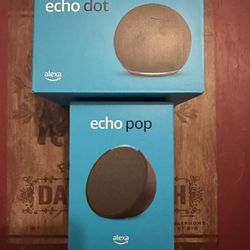 Echo Dot And Echo Pop 