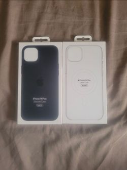 Apple iPhone 14 Plus Silicone Case  Midnight, Clear Color.