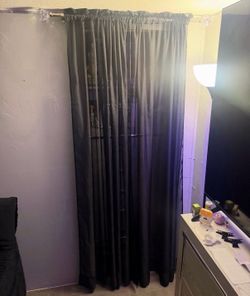 Curtain Rod & Curtain Bundle