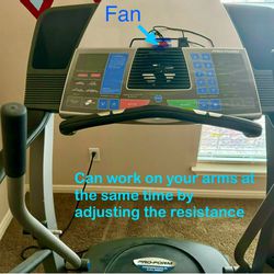 Price Drop $400 > $350!PRO-FORM Treadmill, Space Saver! Great Condition