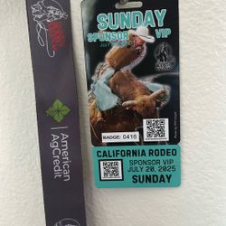 2 VIP Salinas Rodeo Tickets
