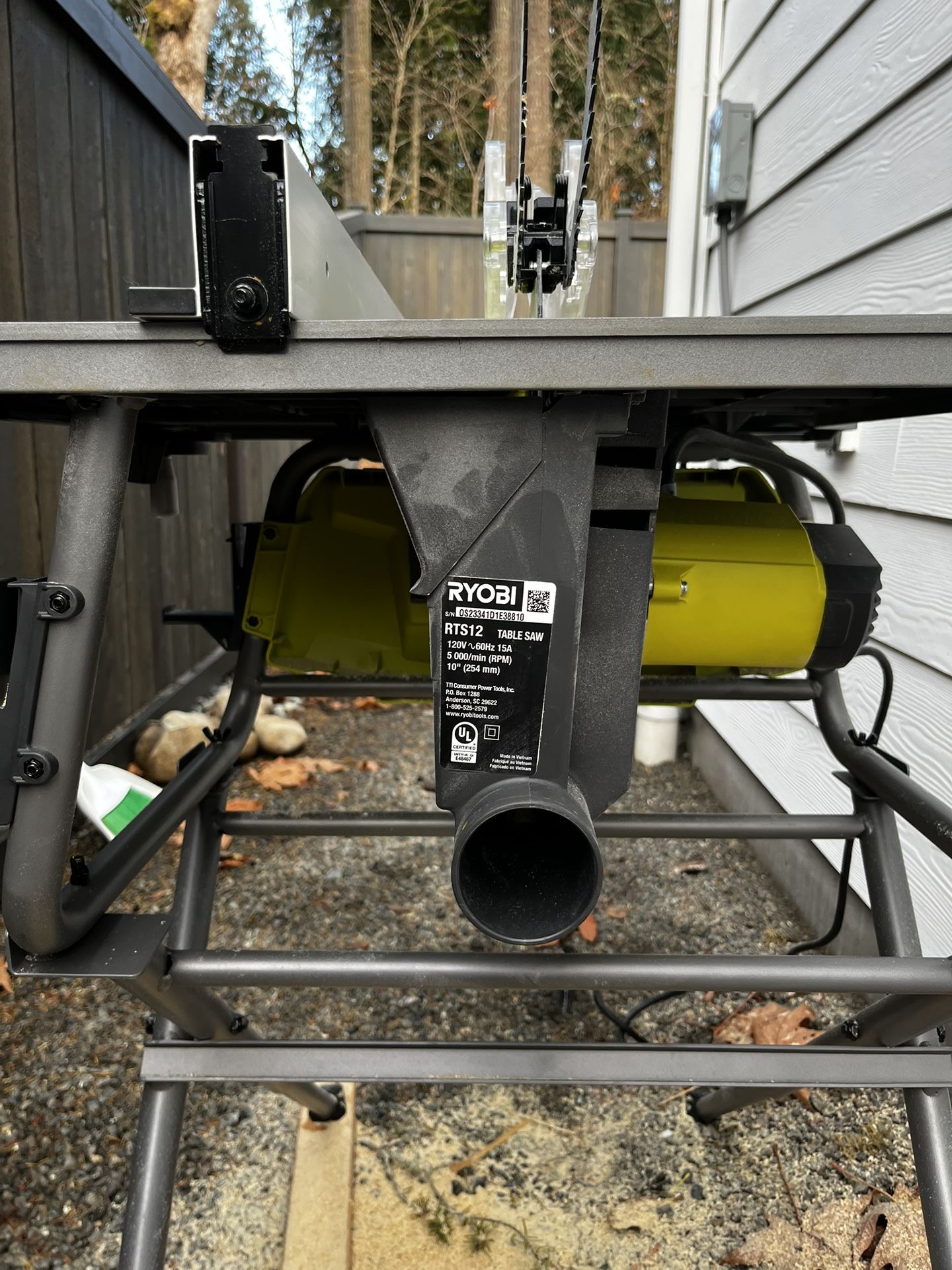 10” Ryobi Table Saw