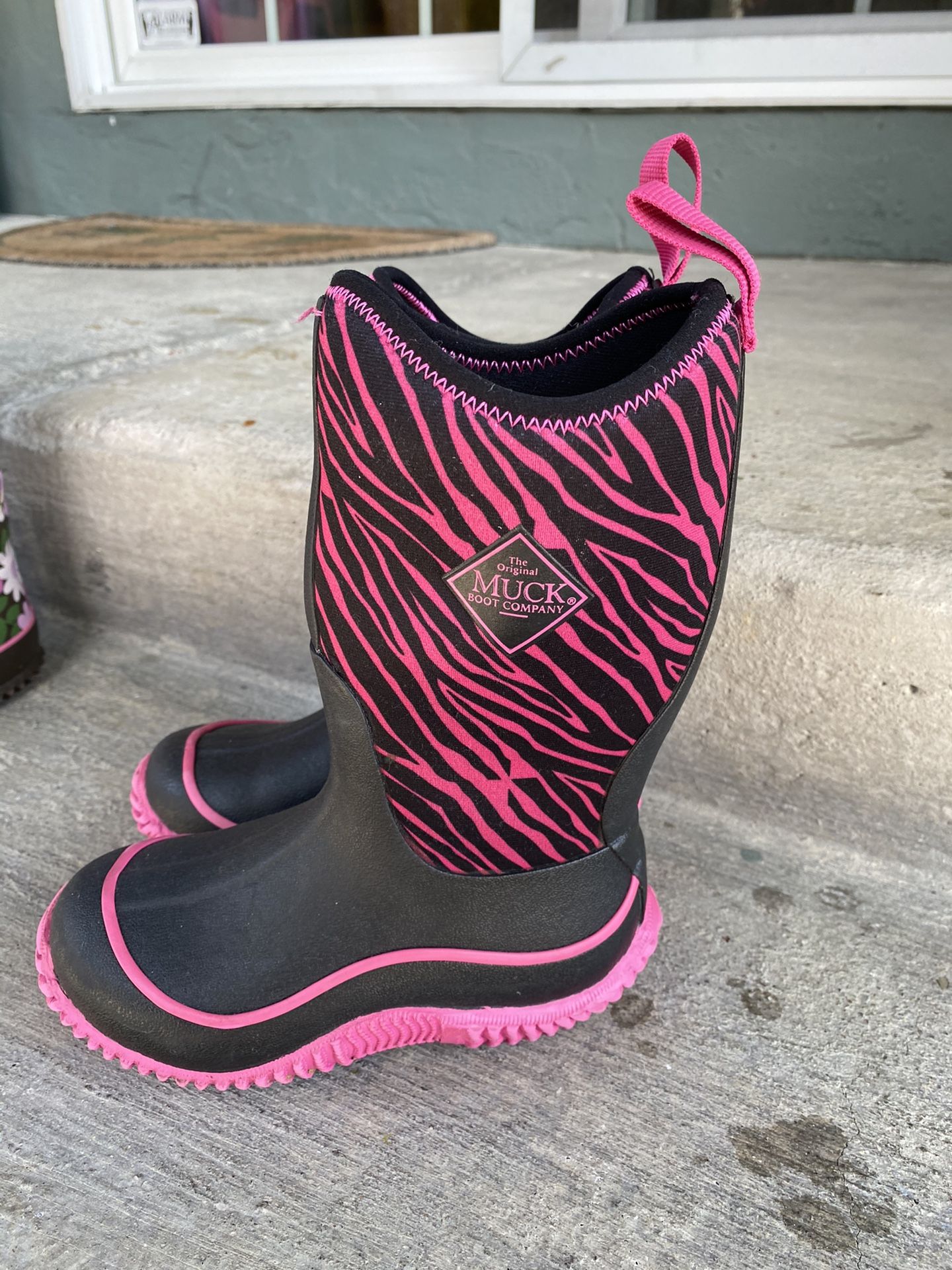 Girls Original Muck Boot Company Rain Boots SZ 12