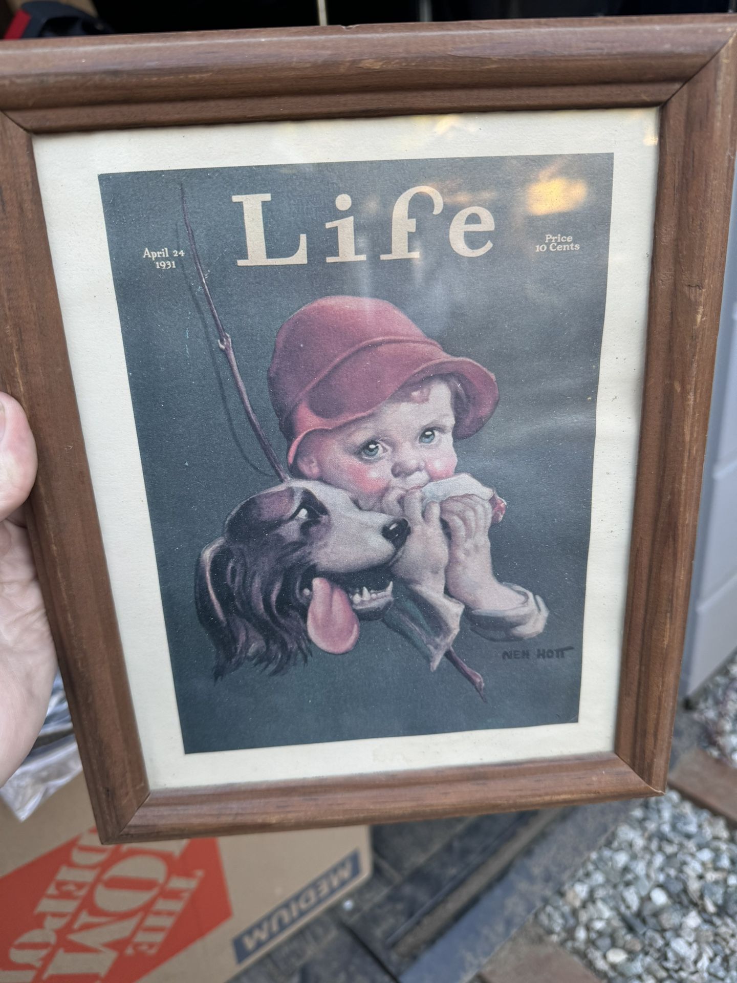 LIFE 1931 Litho Print USA 1978 Arthur A Kaplan Co. 8x10 framed