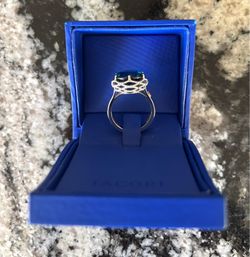 Tacori 9.50 carat Topaz Ring in 18k White Gold. Beautiful!