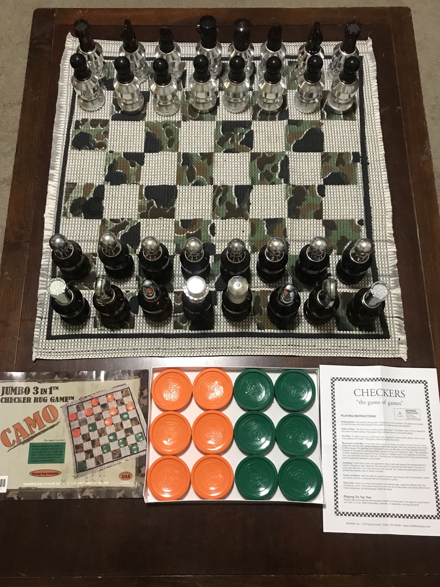 Avon bottle chess set