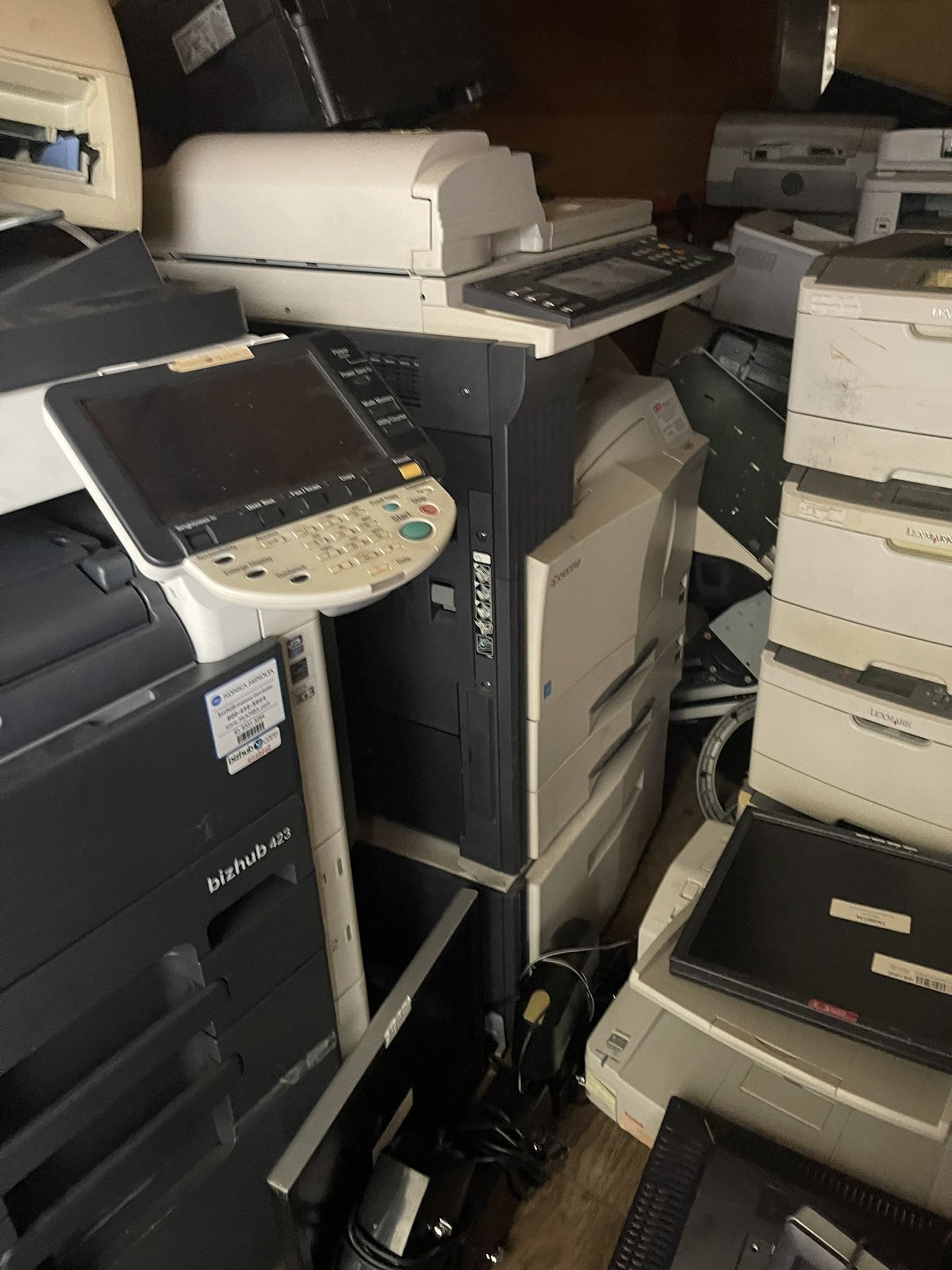 Bundle Of Printer Monitor And Scanner