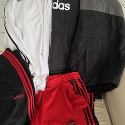 Boys /men Adias shorts jacket sweatshirt (size M) 