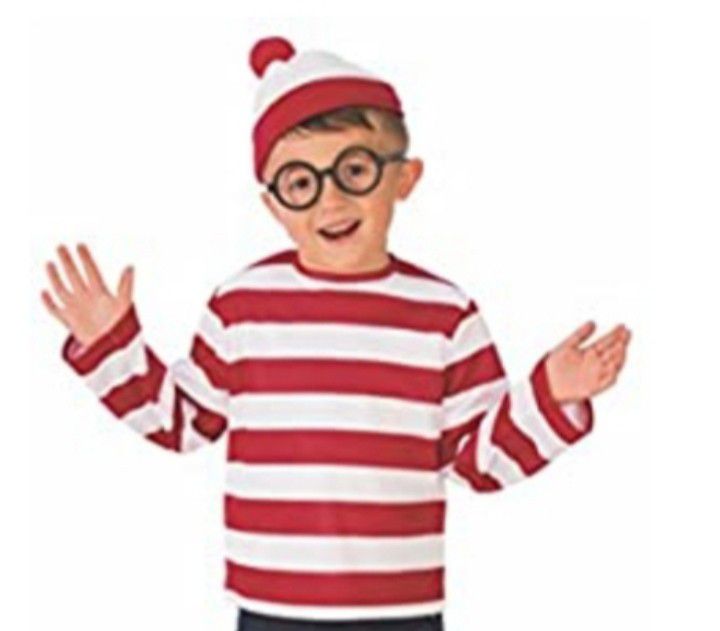Wheres Waldo Small Child Costume 