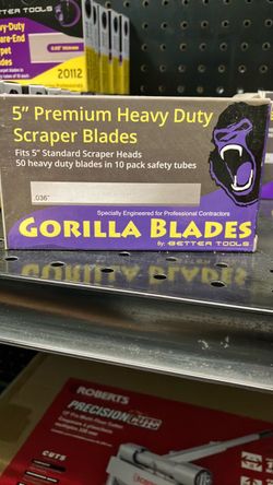 Gorilla blades 5” heavy duty scraper blades