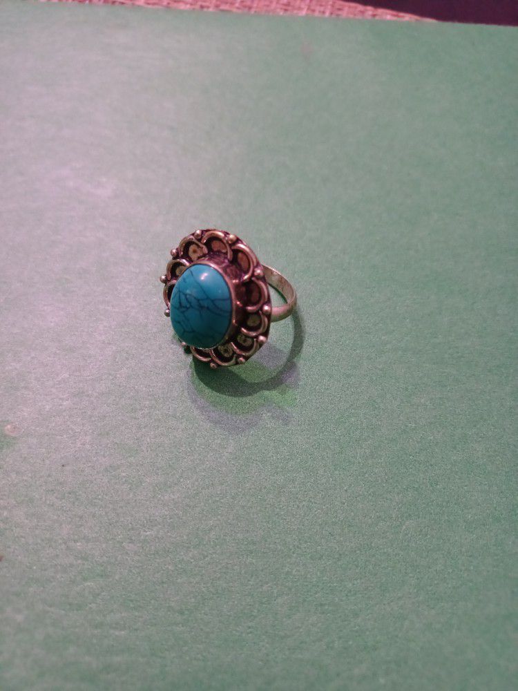 Sterling Silver And Turquoise 