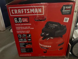 CRAFTSMAN 6-Gallon Portable Electric 150 PSI Pancake Air Compressor