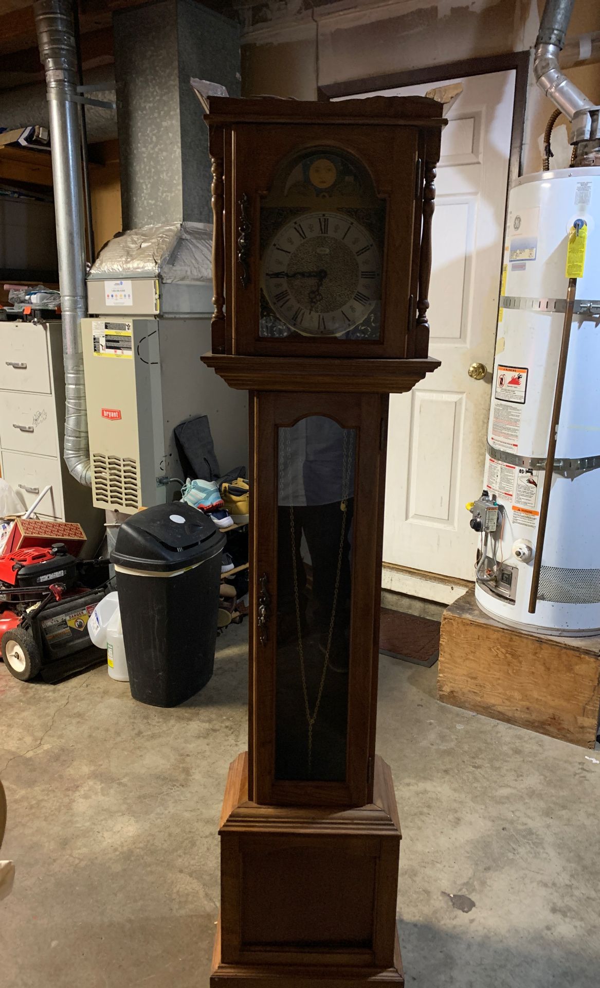 Tick tock godfather clock antique