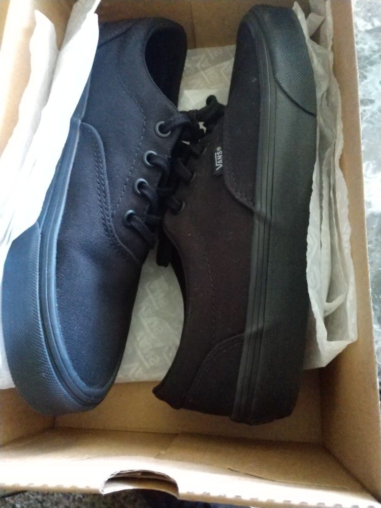 Ladies Black VANS Size 8.5