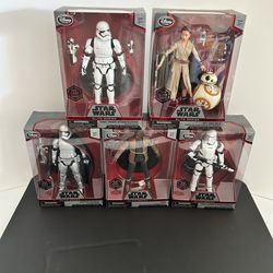 $25 EACH. NEW Star Wars Elite Series Diecast 6” Action Figure