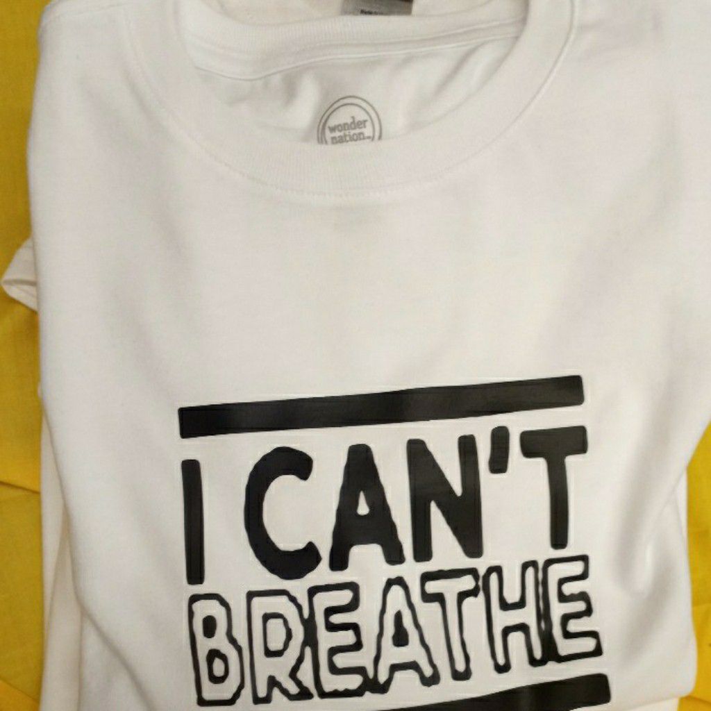 10 custom made I can't breathe t-shirts