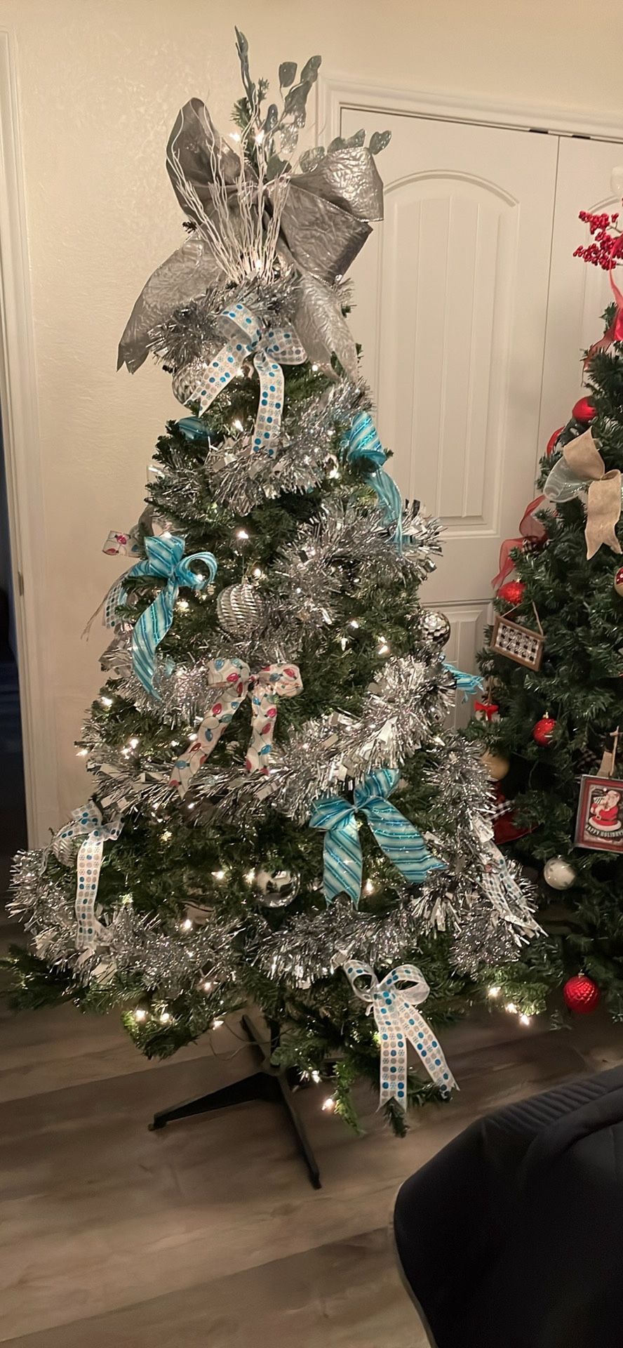 Xmas Tree’s With Decoration and Light 55.00 Each Tree