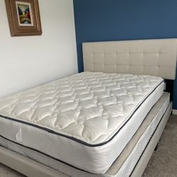 Queen Mattress With Box Spring And Frame