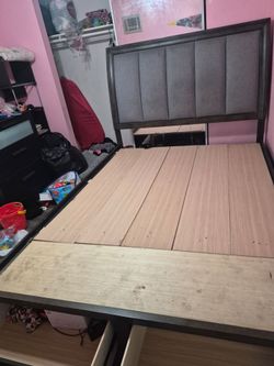 Queen size bed frame