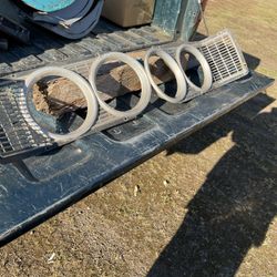 Vintage Dual Headlight Covers 