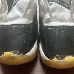 air jordan 11 retro white/black