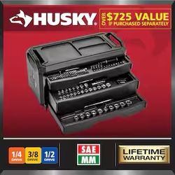 Multiple Husky Tools For Sale - Impact Socket Sets, Mechanic Tool Sets and Torque Wrench