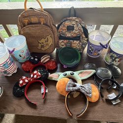 Backpacks, Ears And popcorn buckets