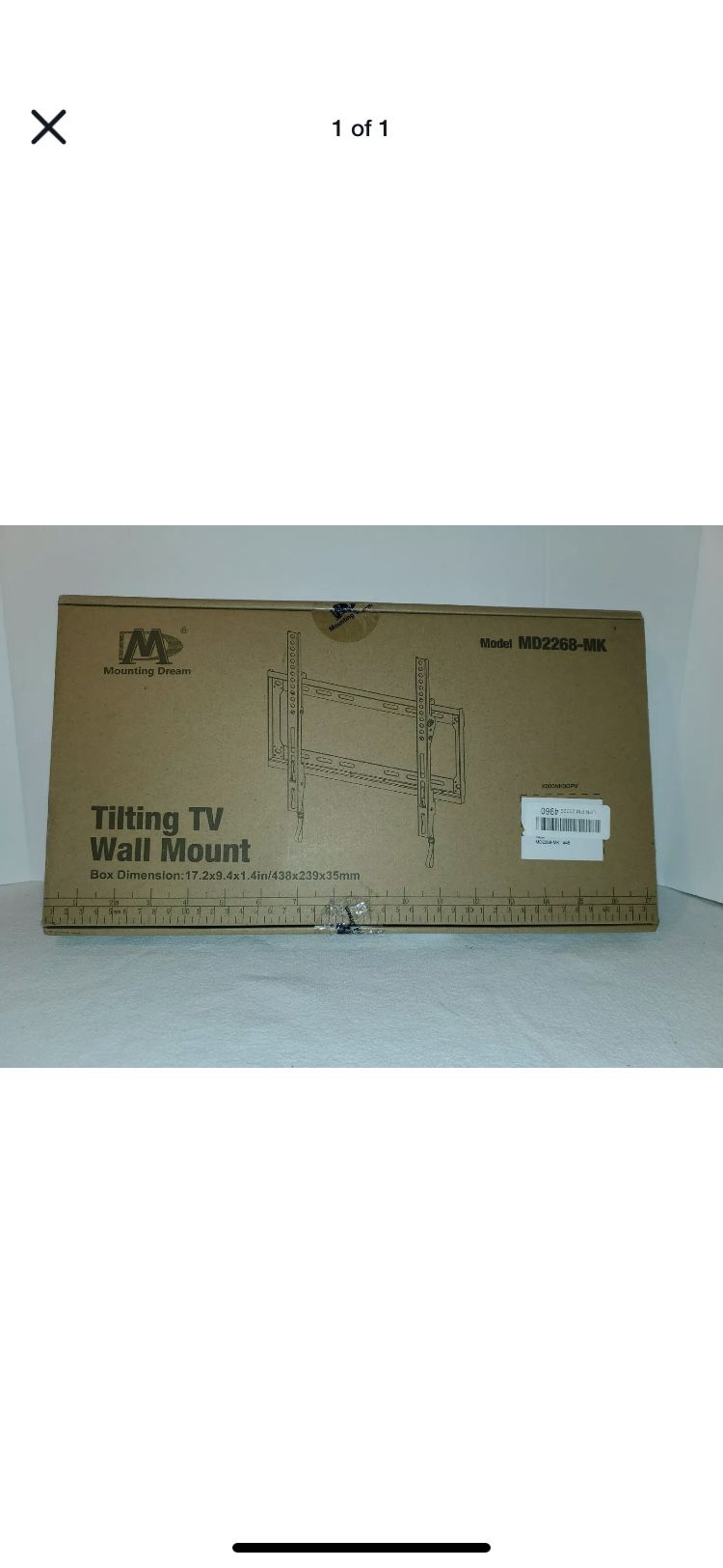 Mounting Dream MD2268-MK TV Wall Mount Tilting Bracket for Most 26-55 Inch LED