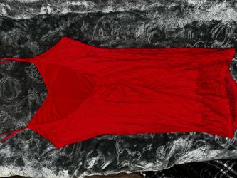 Red Spaghetti Strap Dress