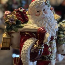 Fitz and Floyd "Renaissance Holiday" Santa Figurine