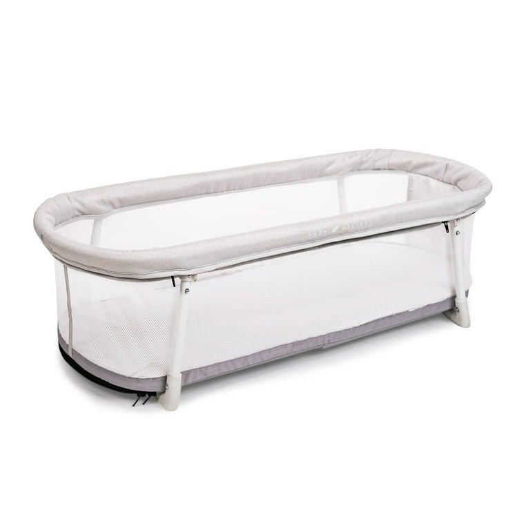 Baby Delight Snuggle Nest Portable Bassinet - Driftwood Grey