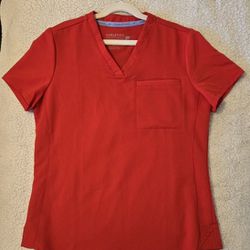 Red Fabletics Scrubs