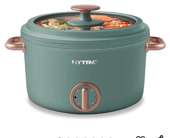 $10 Hytric Electric Hot Pot, 1.5L Portable Nonstick Frying Pan for Sauté, Multifunction Electric Skillet