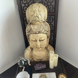 Large Bust Statue of Quan Yin 