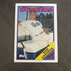 Tommy Lasorda baseball card