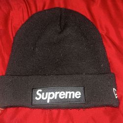 Black Supreme Beanie