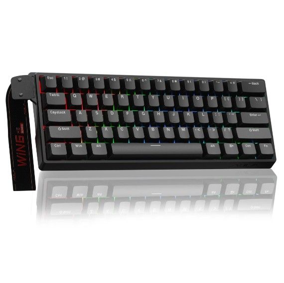 Black Aula WIN60 HE - 60% Mechanical Gaming Keyboard Wired