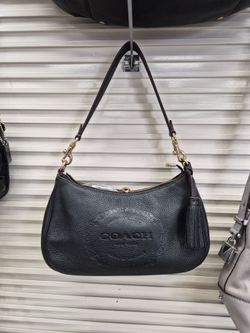 Coach leather shoulder bag